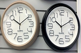 Wall Clock Wooden Texture