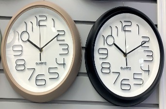 Wall Clock Wooden Texture