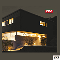 GM Modular 10W LED Outdoor Wall Light 2x5w G-Home ARCO-9 IP65 (Warm White) - Sha360