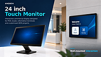 PCAP Touch Monitor 24 inch IPS Full HD with HDMI/VGA & USB Touch