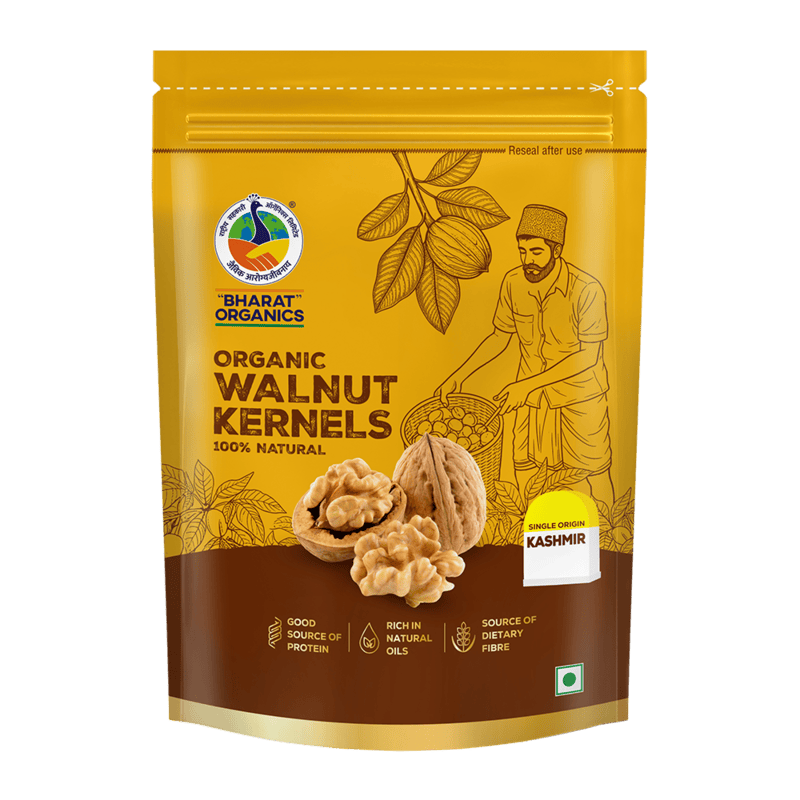 Bharat Organics Walnut Kernals
