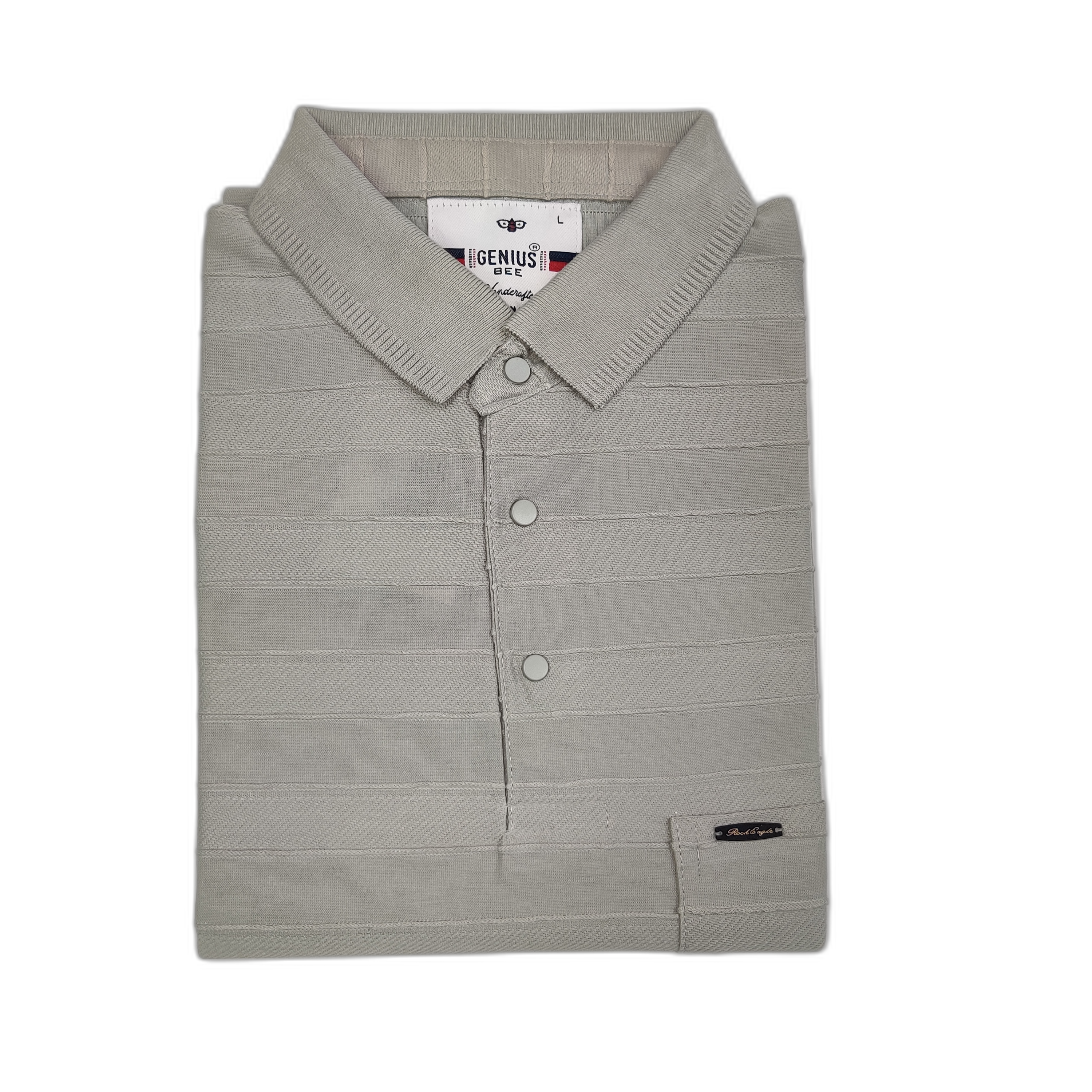 Self Design Cotton Tshirt