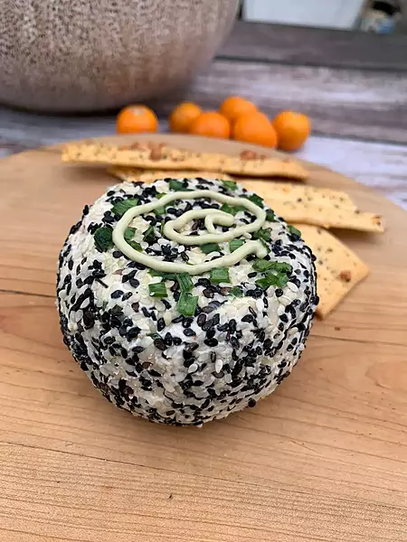 Wasabi & Sesame Cream Cheese - Happy & Gai
