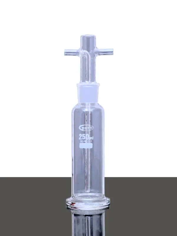 Complete Gas Washing Bottle with Head GLASSCO