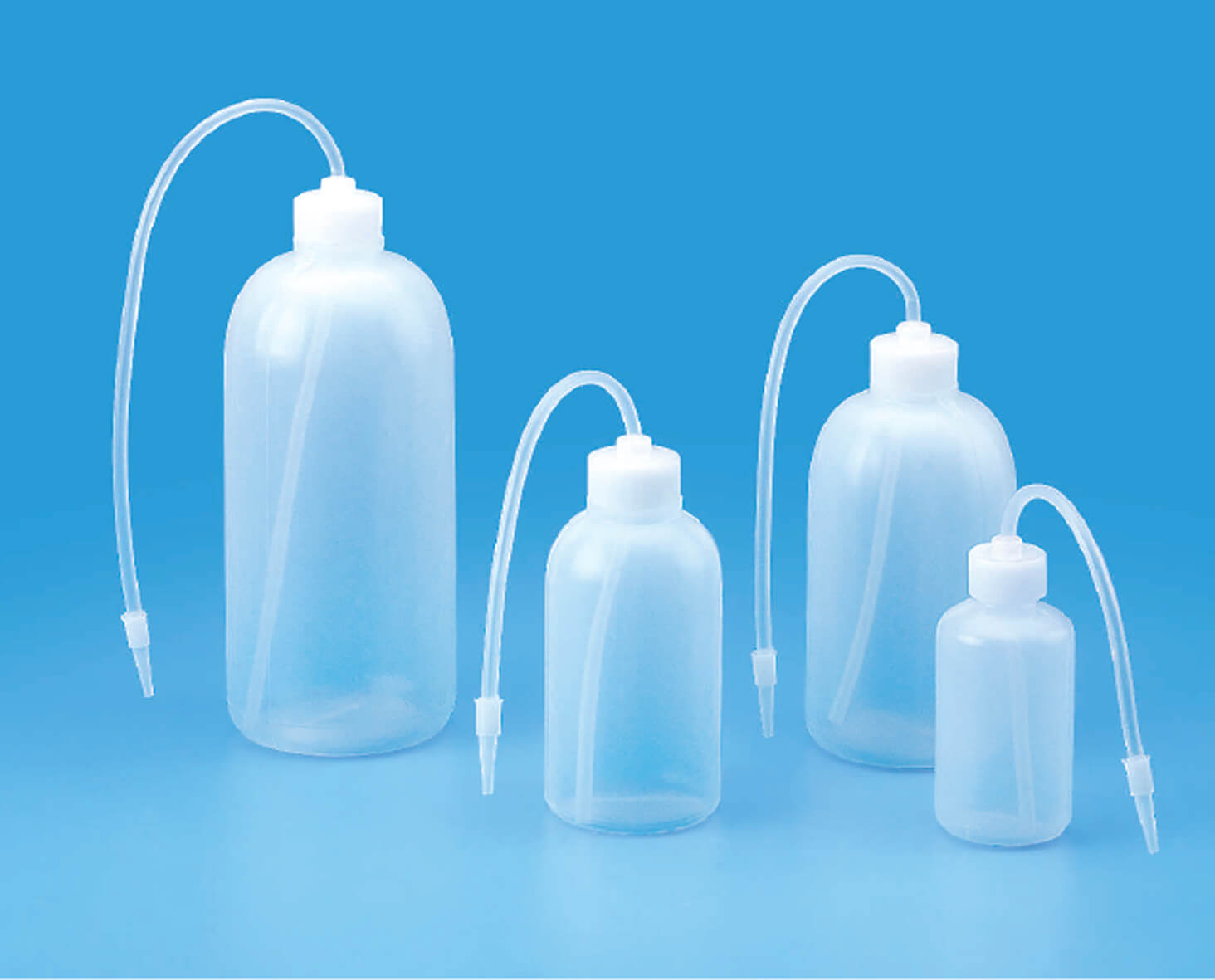 Narrow mouth Wash Bottle with Long Stem nozzle, LDPE TARSONS