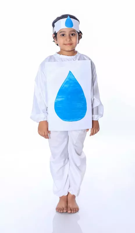 Water Drop Fancy Dress Costume For Kids