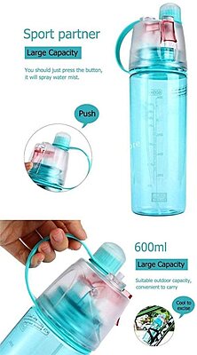 2 in 1 Spray Water Bottle Pack of 1 2 in 1 Spray Water Bottle Pack of 1