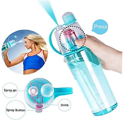 2 in 1 Spray Water Bottle Pack of 1 2 in 1 Spray Water Bottle Pack of 1