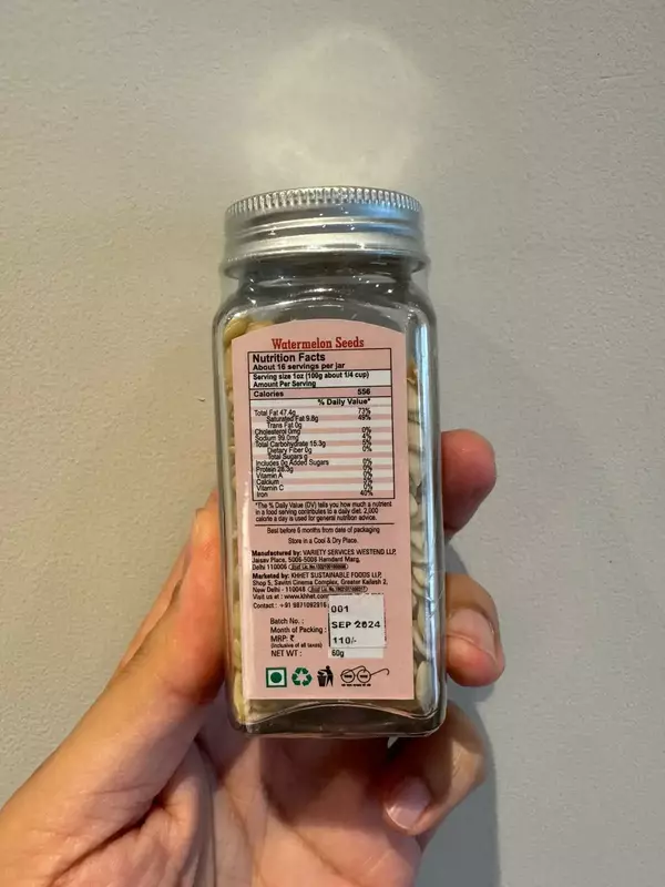 Watermelon Seeds 60 Gms - Khhet