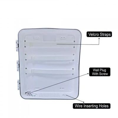 DVR/Server/Network Waterproof Cabinet PVC Box/Rack for CCTV DVR/NVR/POE Switch with Power Socket DVR/Server/Network Waterproof Cabinet PVC Box/Rack for CCTV DVR/NVR/POE Switch with Power Socket