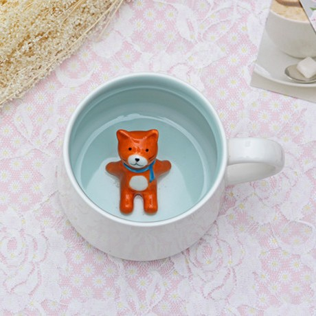 3D Animal Figurine Mugs. 3D Animal Figurine Mugs.