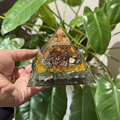 Wealth Resin Pyramid