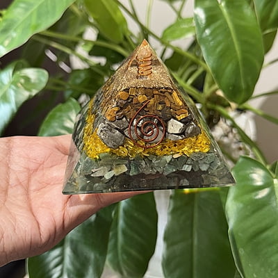 Wealth Resin Pyramid