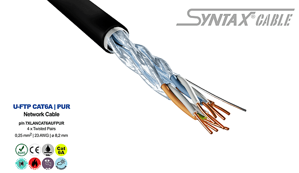 Syntax® Cat6a - PUR Jacket