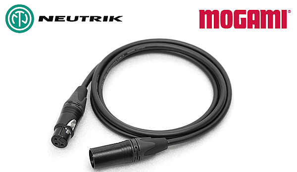 Black Series Mogami® Microphone Cable - 3M