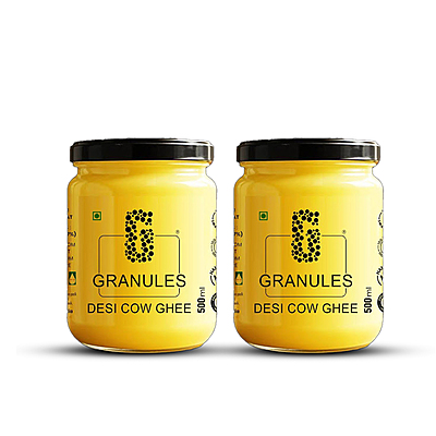 Pure Cow Ghee 500ml Pack of 2