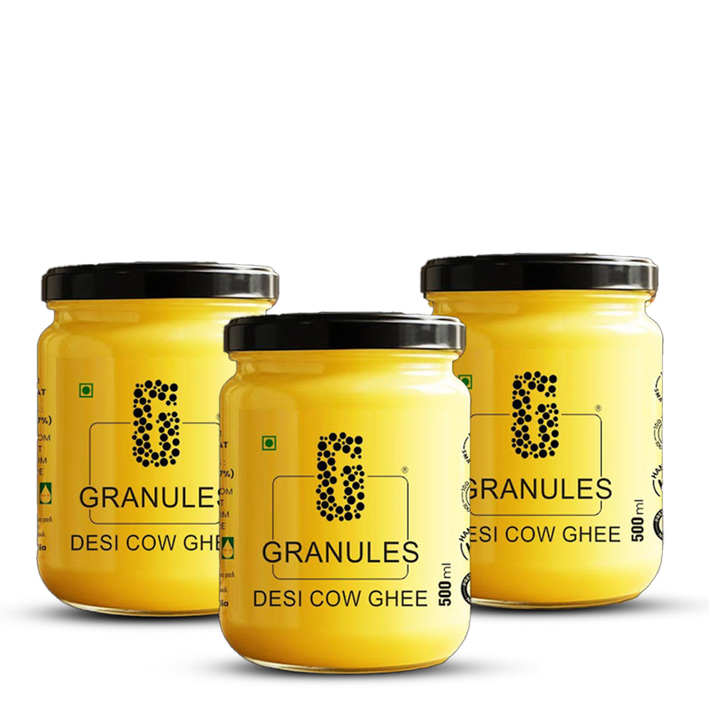 Pure Cow Ghee 500ml Pack of 3