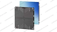 Aluminium diecast indoor LED cabinet 640 x 640 mm with 8 magnet module mounts – Lumina