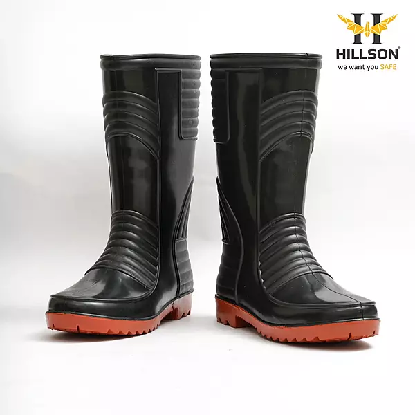 Hillson Welsafe Black Gumboot size-10