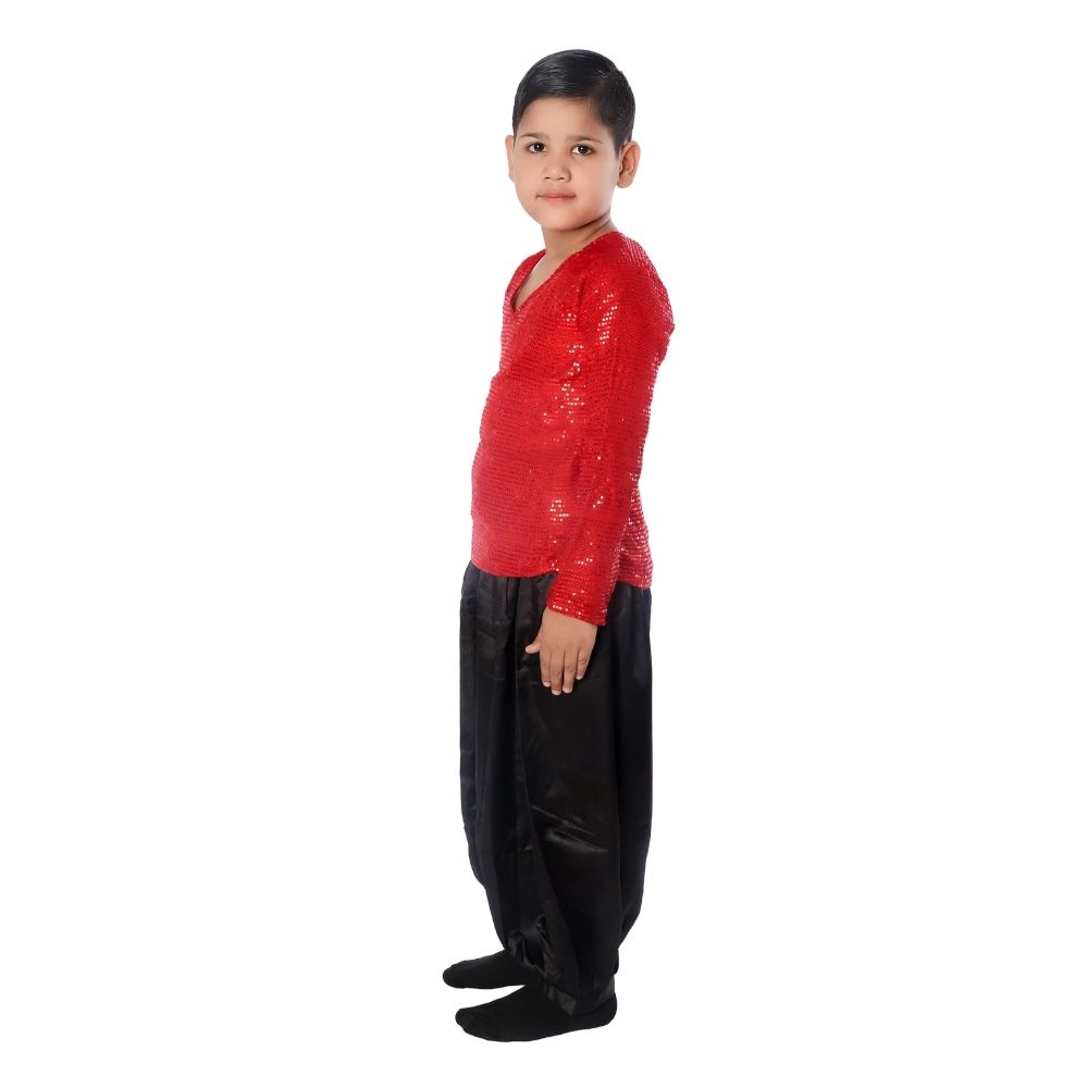 Western Dance Dress Red & Black