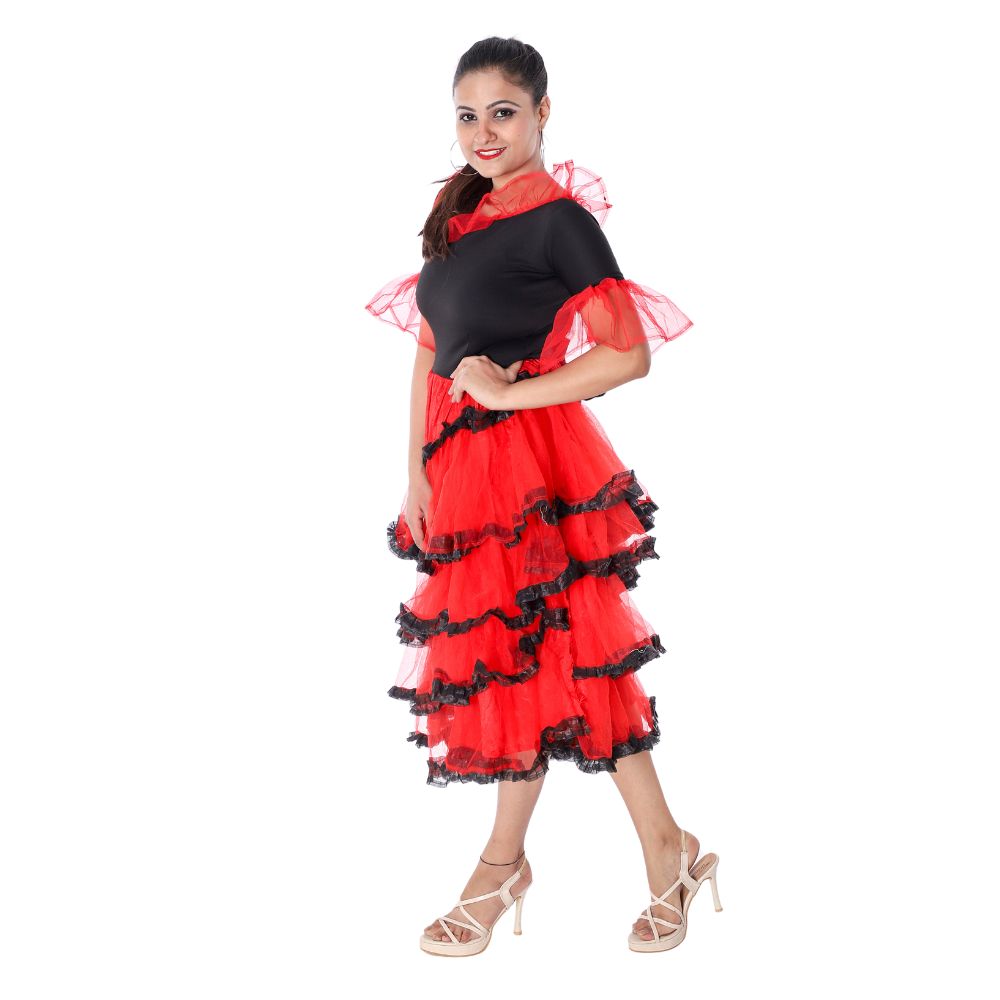 Western Dance Frock Fancy Dress Costume Western Dance Frock Fancy Dress Costume
