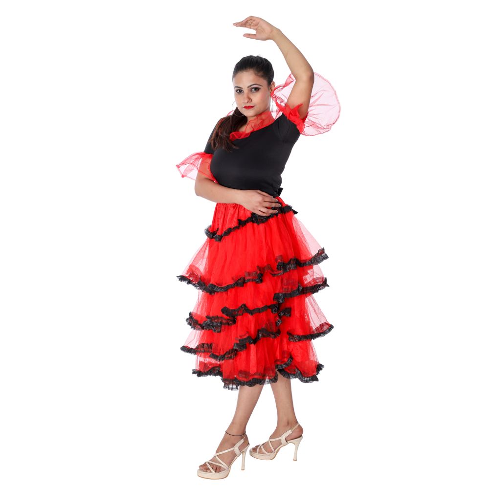 Western Dance Frock Fancy Dress Costume Western Dance Frock Fancy Dress Costume