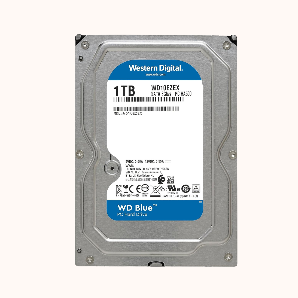 Western Digital SATA BLUE 1TB HARD DISK -WD10EZEX