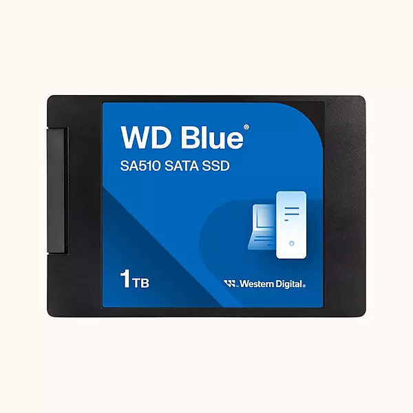 Western Digital WD Blue SATA 1TB to 560MB/s, 5Y Warranty- (WDS100T3B0A)