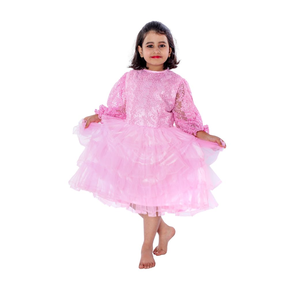 Western Dance Frock Fancy Dress Pink Western Dance Frock Fancy Dress Pink