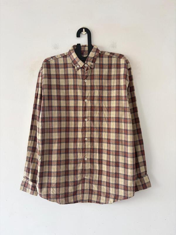 Rust ivory check shirt