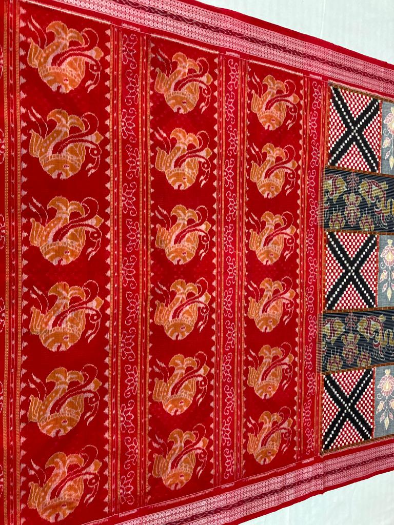 GREY CROSS SAKTA SAREE