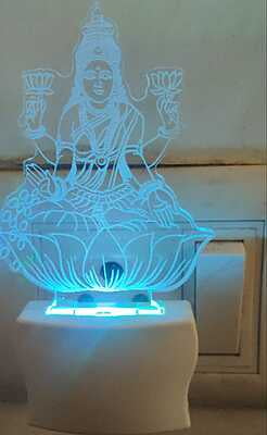 mahalakshmi 3 d illusion light