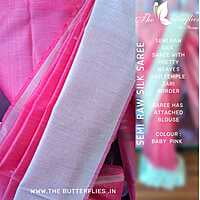 SEMI RAW SILK SAREE MRSSRSS22515