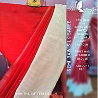 SEMI RAW SILK SAREE MRSSRSS22516