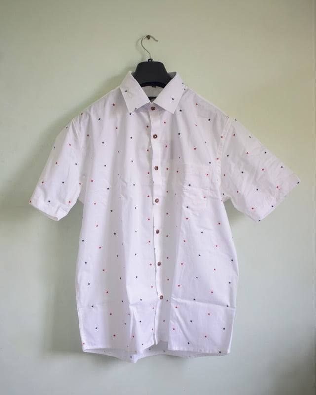 White Printed Shirts White Printed Shirts