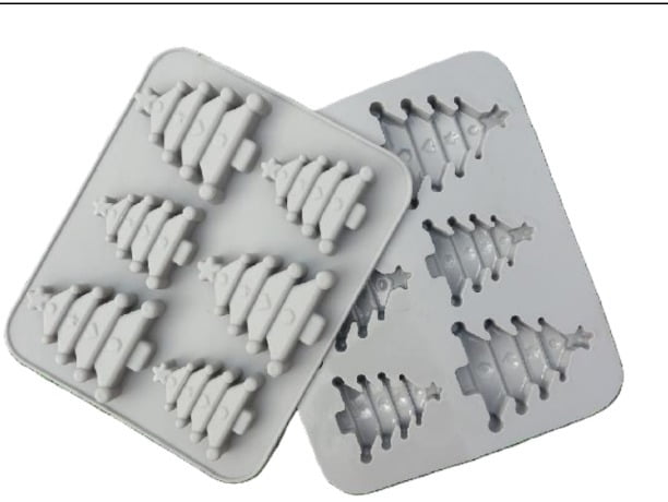 Silicon Mold Christmas Tree - 6 Cavity - 15-20g