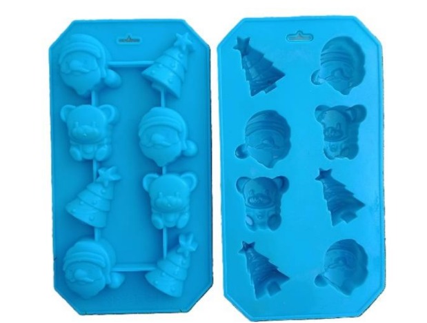 Silicon Mold Christmas Theme - 8 Cavity - 15-25g