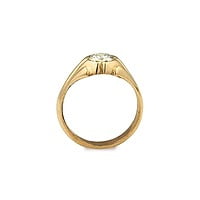 impon white stone ring