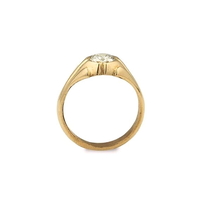 impon white stone ring