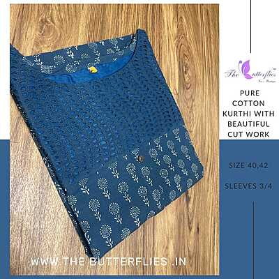 PURE COTTON KURTHI CUSCCOT22735