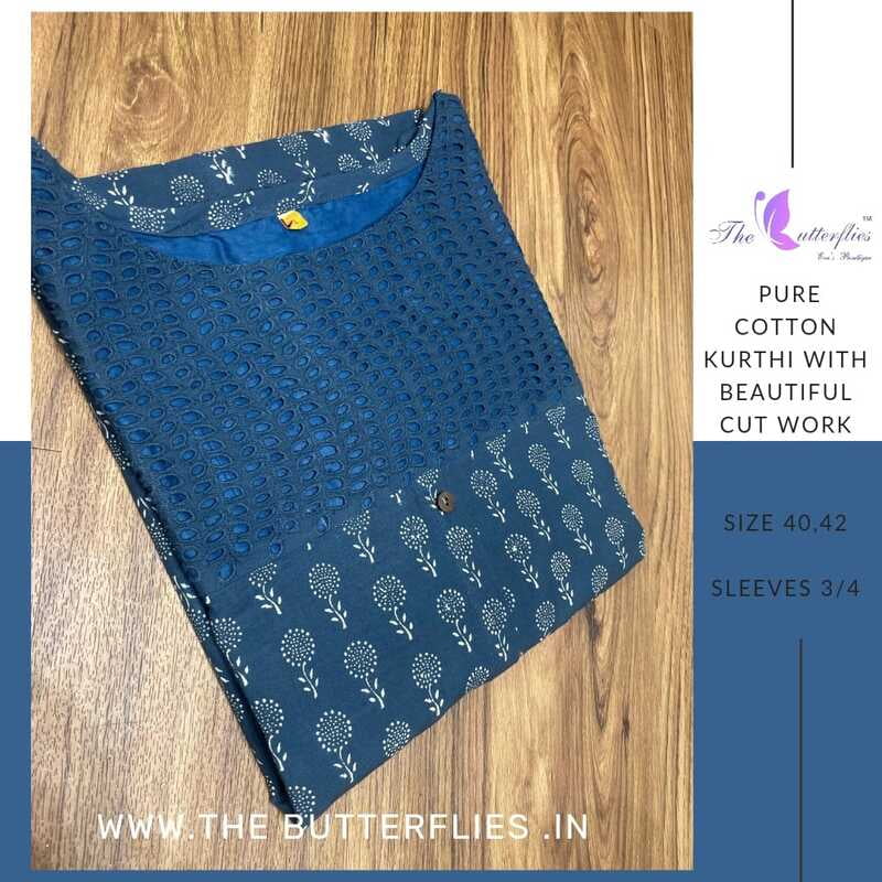 PURE COTTON KURTHI CUSCCOT22735