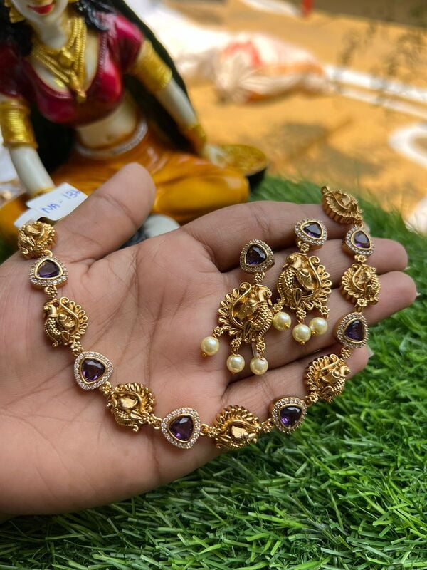 TempleDesign Layer Multistone Neckpiece