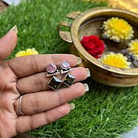 candy stone studs - dual color