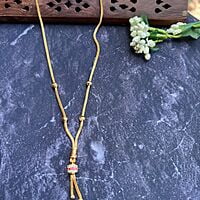 one gram gold fancy ball chain - hanging AD ball