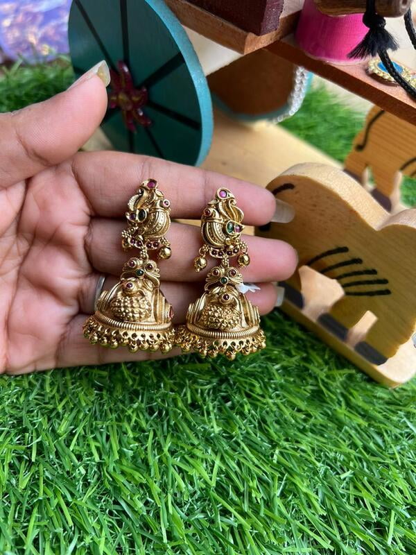 Antic Peacock designed traditional jumuka