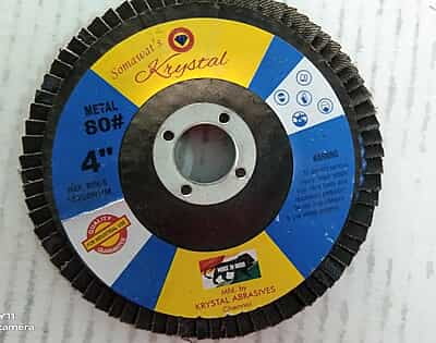 AG4 FLAP DISC 80GRIT - KRYSTAL