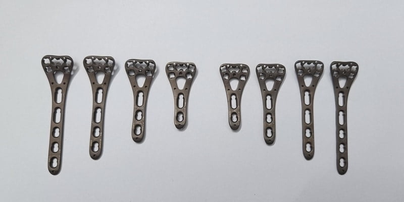 2.4mm LPS MuIti angle Double-Column Distal Radial Plate, Volar 