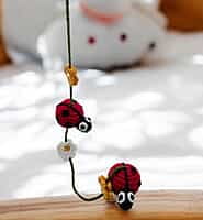 Crochet Ladybug Hanging Crochet Ladybug Hanging