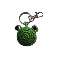 Crochet Frog Keychain