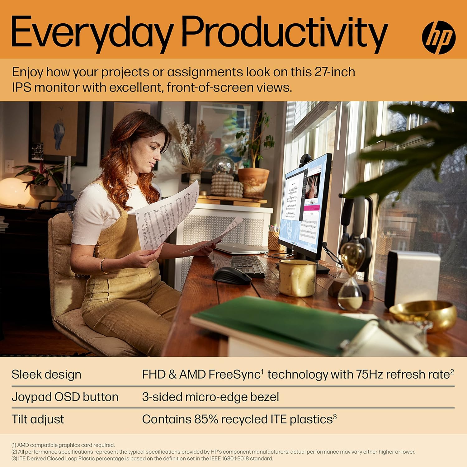 Hp Monitor V27i G5 27-inches